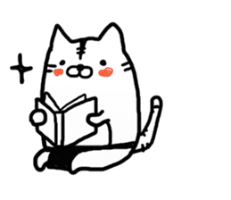 Loincloth cat sticker #4411136