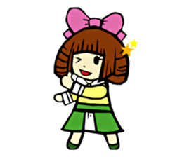 Ms.croissant and her butler sticker #4411480