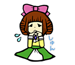 Ms.croissant and her butler sticker #4411488