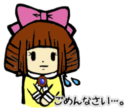 Ms.croissant and her butler sticker #4411490