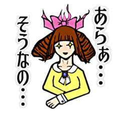 Ms.croissant and her butler sticker #4411491