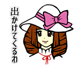 Ms.croissant and her butler sticker #4411493