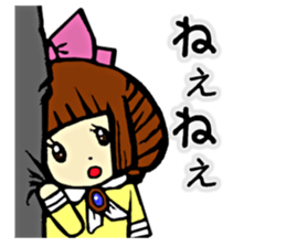 Ms.croissant and her butler sticker #4411509