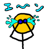 Daily life stick human being sticker #4411563