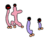 Daily life stick human being sticker #4411583