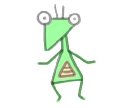 Mantis Sticker sticker #4411632