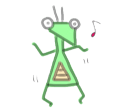 Mantis Sticker sticker #4411633