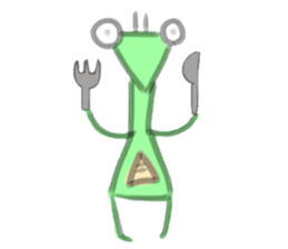 Mantis Sticker sticker #4411639