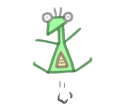 Mantis Sticker sticker #4411642