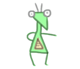 Mantis Sticker sticker #4411643