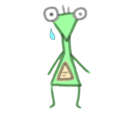 Mantis Sticker sticker #4411645