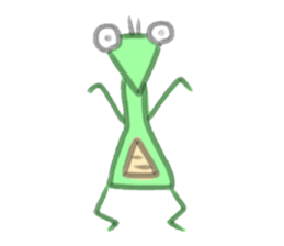 Mantis Sticker sticker #4411646
