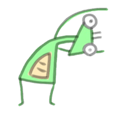 Mantis Sticker sticker #4411649