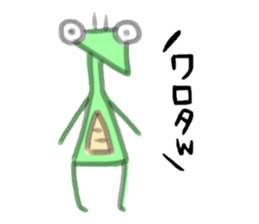 Mantis Sticker sticker #4411653