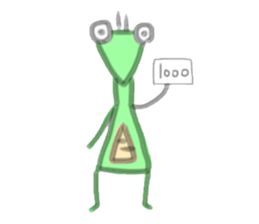 Mantis Sticker sticker #4411656