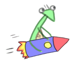 Mantis Sticker sticker #4411657