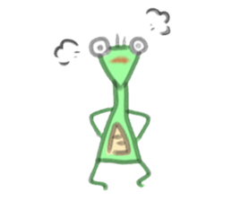 Mantis Sticker sticker #4411658