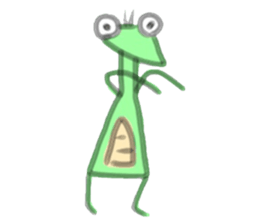 Mantis Sticker sticker #4411659