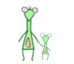 Mantis Sticker sticker #4411662