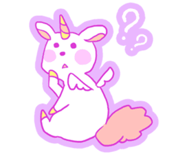 Child of unicorn and Pegasus sticker #4411801