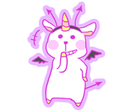 Child of unicorn and Pegasus sticker #4411803