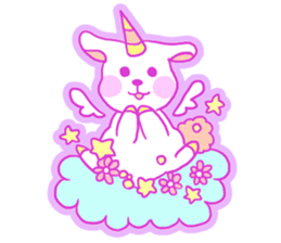 Child of unicorn and Pegasus sticker #4411828