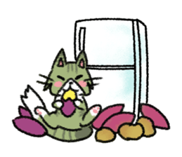 Heart full cats sticker #4411854