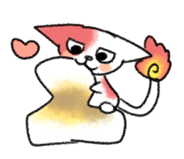 Heart full cats sticker #4411863