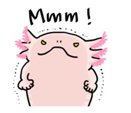 Rough axolotl,  Hanayo <English version> sticker #4412354
