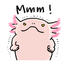 Rough axolotl,  Hanayo <English version> sticker #4412354