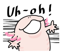 Rough axolotl,  Hanayo <English version> sticker #4412355