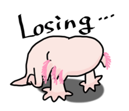 Rough axolotl,  Hanayo <English version> sticker #4412379