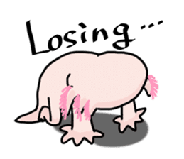 Rough axolotl,  Hanayo <English version> sticker #4412379