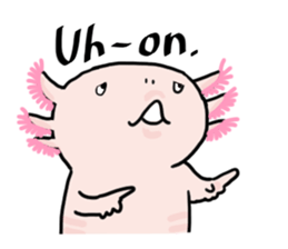 Rough axolotl,  Hanayo <English version> sticker #4412380