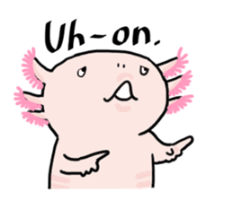 Rough axolotl,  Hanayo <English version> sticker #4412380