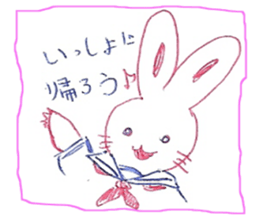 Cat snow sticker #4412460