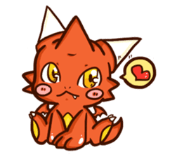 Neryu Dragon-cat sticker #4413165