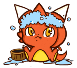 Neryu Dragon-cat sticker #4413169