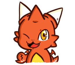 Neryu Dragon-cat sticker #4413186