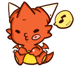 Neryu Dragon-cat sticker #4413191