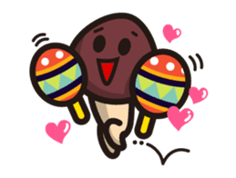 Simeji mushroom sticker #4413370