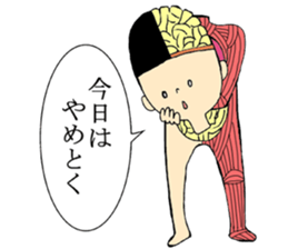 human body model sticker #4413528