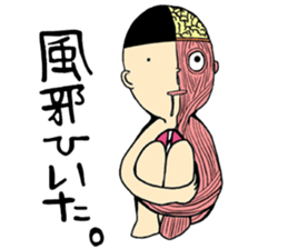 human body model sticker #4413550