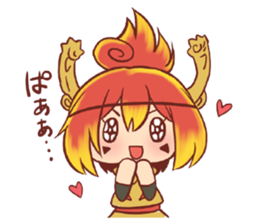 Nonchan and yakkun sticker #4413794