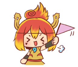 Nonchan and yakkun sticker #4413796