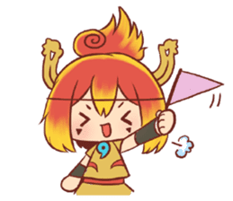 Nonchan and yakkun sticker #4413796