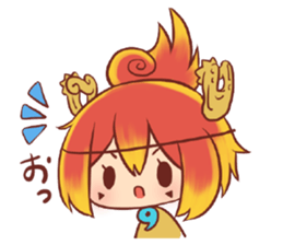 Nonchan and yakkun sticker #4413798