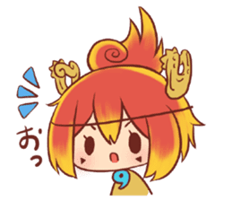 Nonchan and yakkun sticker #4413798