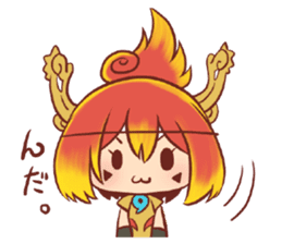 Nonchan and yakkun sticker #4413800