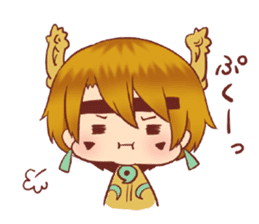 Nonchan and yakkun sticker #4413801